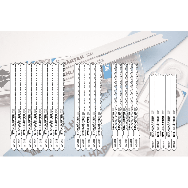 Stichsägeblatt-Set 25-tlg.  Holz/Metall