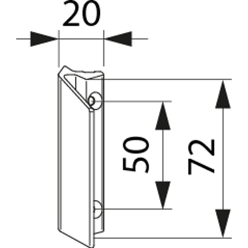 Balkontür/Glasfalzgriff GFG30