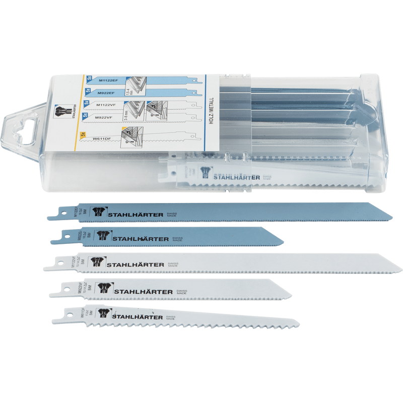 Säbelsägeblatt-Set 25-tlg.  Holz/Metall 