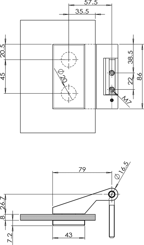 Bandgarnitur Eckig, GTB002