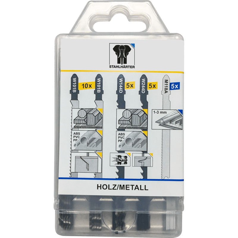 Stichsägeblatt-Set 25-tlg.  Holz/Metall