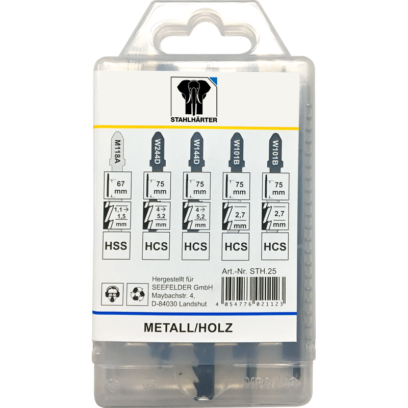 Stichsägeblatt-Set 25-tlg.  Holz/Metall
