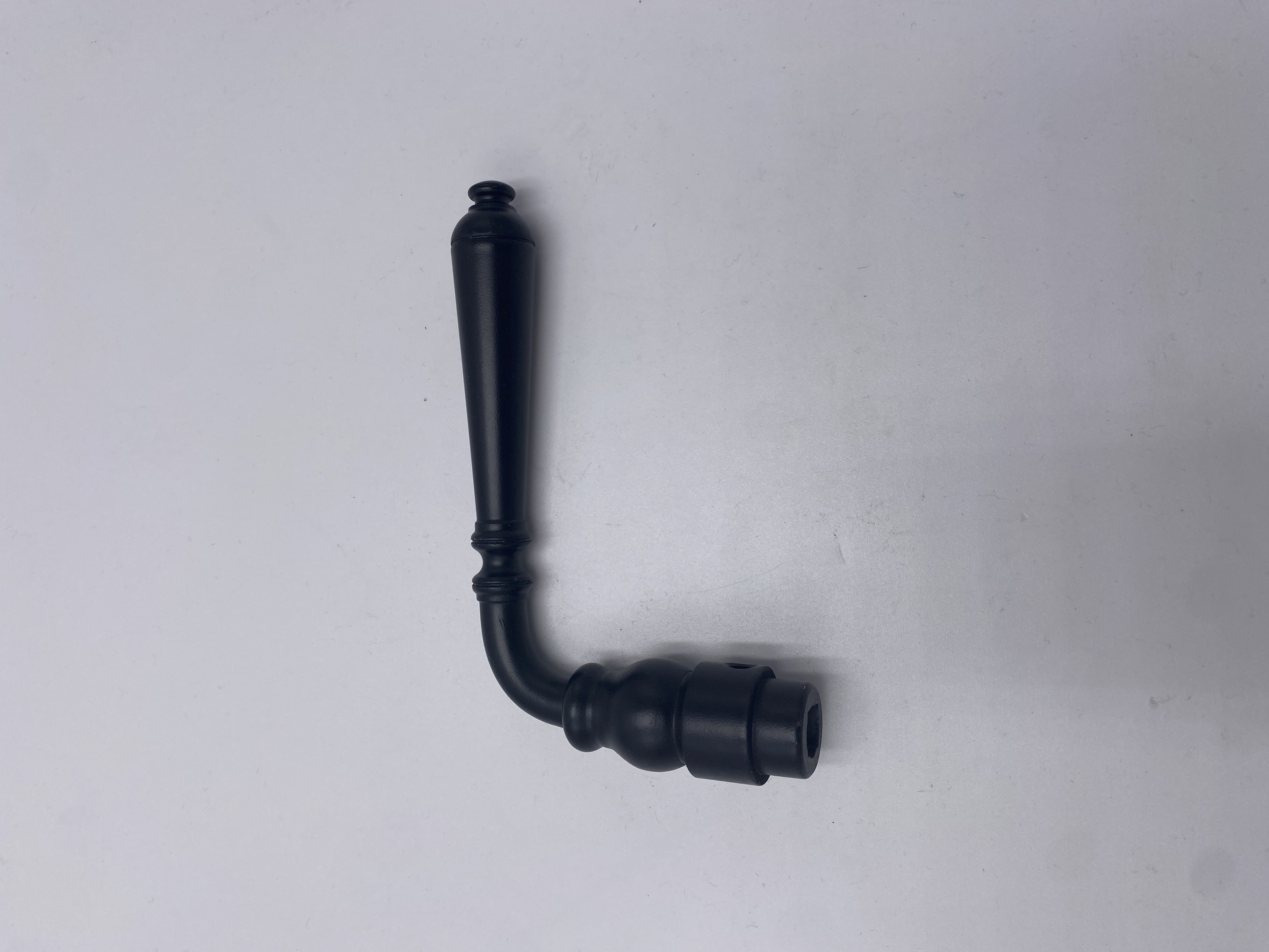 Drückerlochteil schwarz lackiert