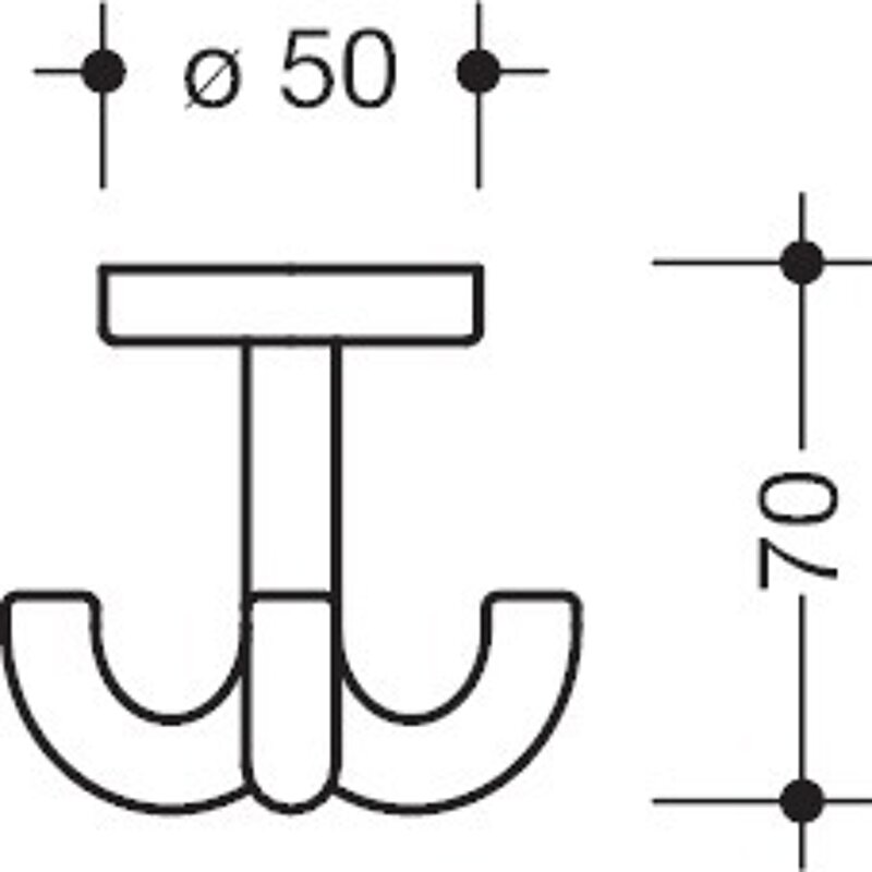 Mantelhaken Kunststoff MH042